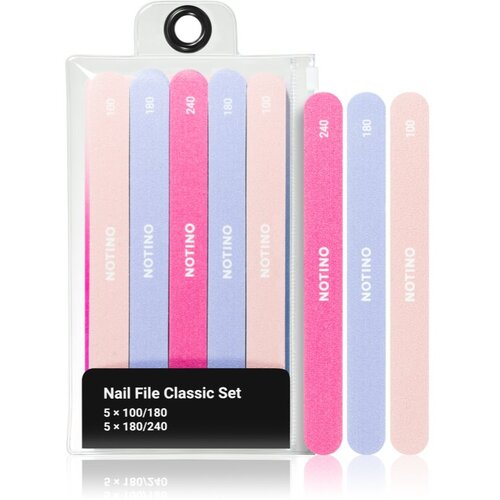Notino Nail File Classic Set 100/180x5 180/240x5 set ra&amp;scaron;pica Slike