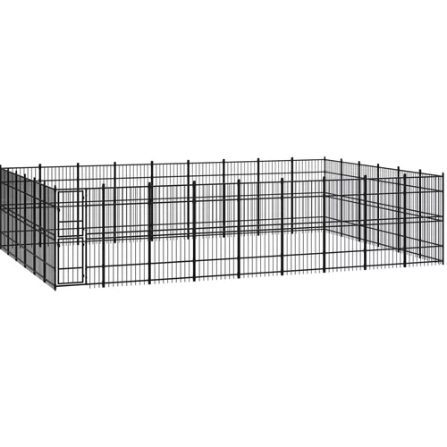  vanjski kavez za pse čelični 49,77 m²