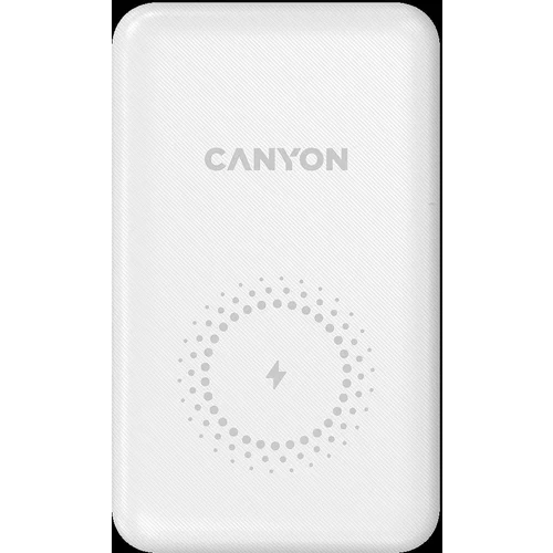 Canyon PB-1001 18W PD+QC 3.0+10W Magnet wireless charger powerbank 10000mAh Li-poly batteryLightning Input: DC5V/2A 9V/2A