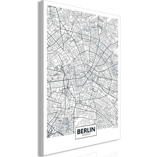  Slika - Map of Berlin (1 Part) Vertical 60x90 Slike