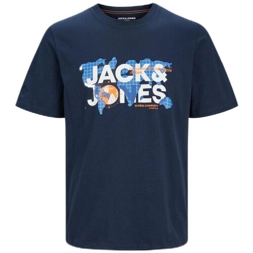 Jack &amp;amp; Jones Majice s kratkimi rokavi - Modra Slike