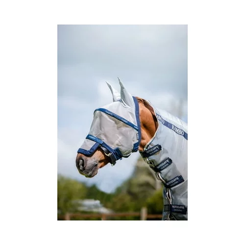 Horseware Ireland Maska proti mrčesu Rambo Plus "silver/navy" - Pony