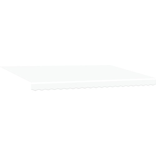 vidaXL Ročna retraktibilna terasa z LED Bela 500x300 cm, (22150324) Cene