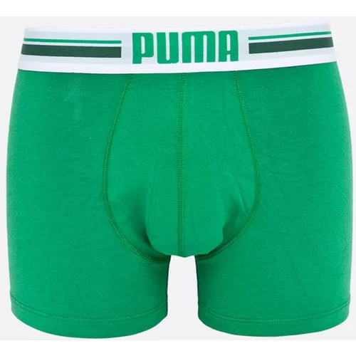 Puma boksarice Placed logo boxer 2p green (2-pack)