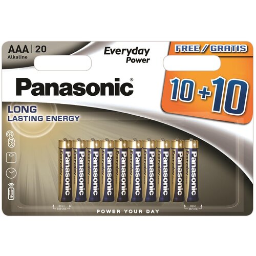Panasonic baterije LR03EPS/20BW 10+10F Slike