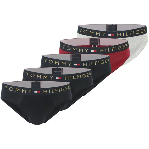Tommy Hilfiger Underwear Spodnje hlačke nočno modra / zlata / pegasto siva / temno rdeča