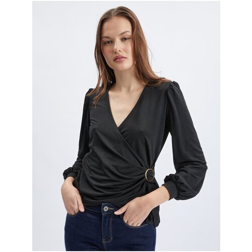 Orsay Black Ladies Wrap Blouse - Women Cijene