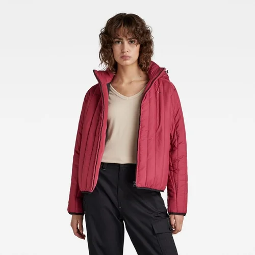 G-star Jacket - Meefic vertical quilted jacket wmn red