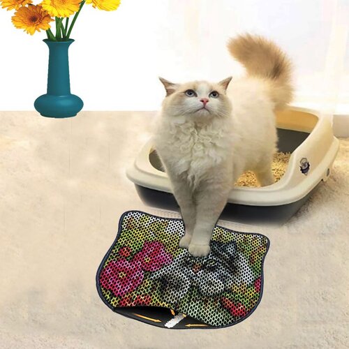 WALLXPERT Kdkafa0108 multicolor cat litter mat Cene