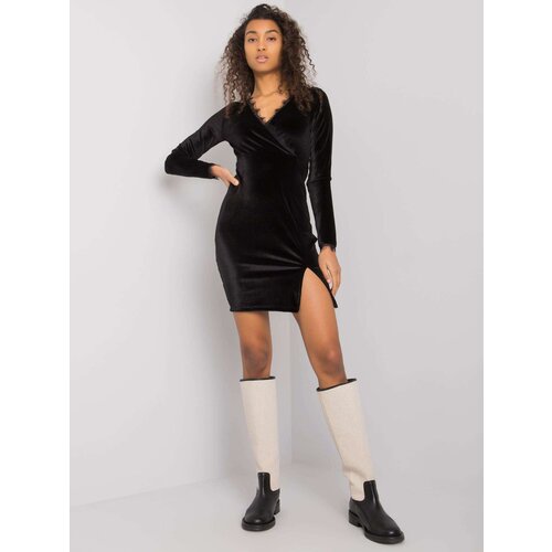 RUE PARIS Dress-RV-SK-7343.29X-black Cene