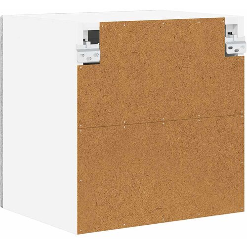  Zidni stakleni ormarić 2 pcs Siva Sonoma 40 x 31 x 40 cm Slike