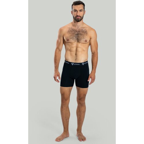 STRIX mu&amp;scaron;ke bokserice Essential 2 Pack Black XXXL Slike
