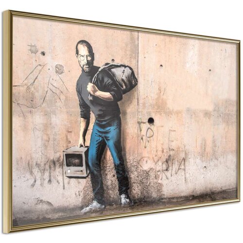  Poster - Banksy: The Son of a Migrant from Syria 60x40 Slike