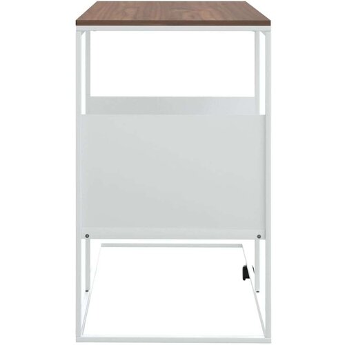 VidaXL Bočni stolić bijeli 55 x 36 x 59 5 cm od konstruiranog drva Slike