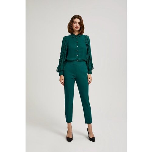 Moodo Wrinkled trousers with 7/8 legs Slike