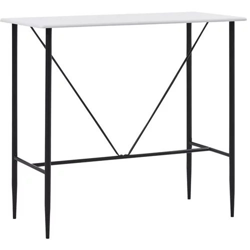  Barska miza bela 120x60x110 cm mediapan