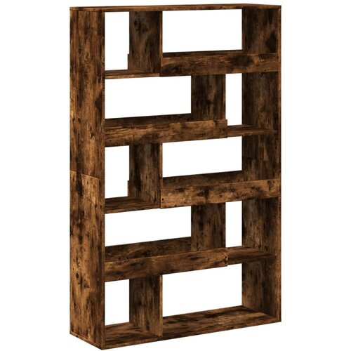 Maison Chic Knjižna omara - Knjižni regal dimljeni hrast 100x33x156,5 cm inženirski les, (21725653) Slike