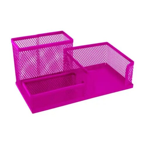 Spirit Metalni mrežasti organizator za stol ružičaste boje 205x103x98mm Cijene