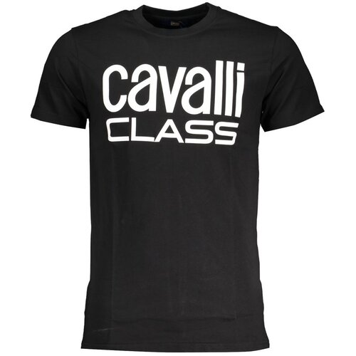 Cavalli Class Mu&amp;scaron;ka Majica Kratkih Rukava Crna Slike