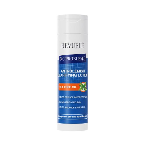 Revuele losjon za umivanje obraza - No Problem Anti-Blemish Clarifying Lotion - Tea Tree Oil Slike