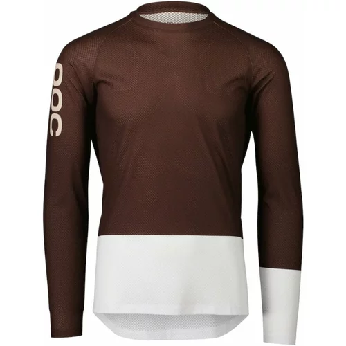 Poc MTB Pure LS Jersey Axinite Brown/Hydrogen White S