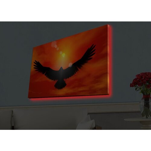 Wallity Slika sa LED osvetljenjem 4570HDACT-048, 45x70 cm Cene