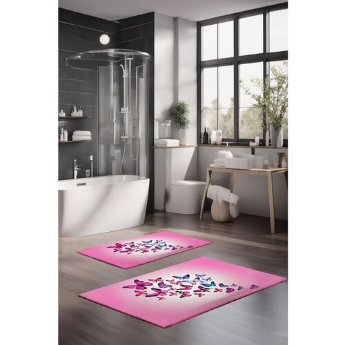  CT-5114 multicolor bathmat set (2 pieces) Cene