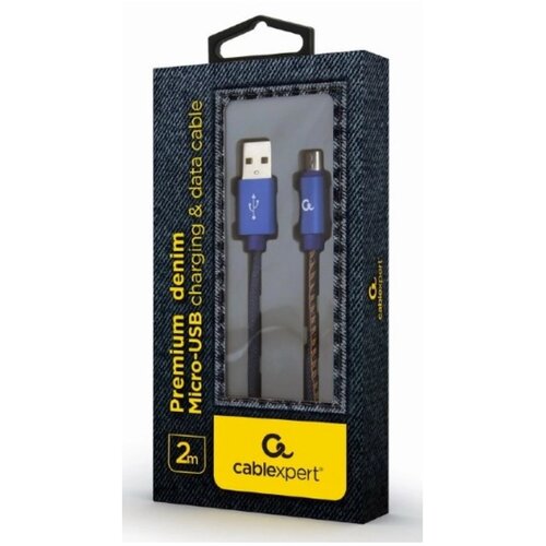 Gembird Kabl micro USB(M)- USB Tip A(M) 2m plava Slike