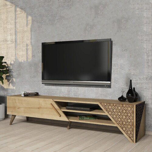 HANAH HOME beril 2 - oak oak tv unit Slike