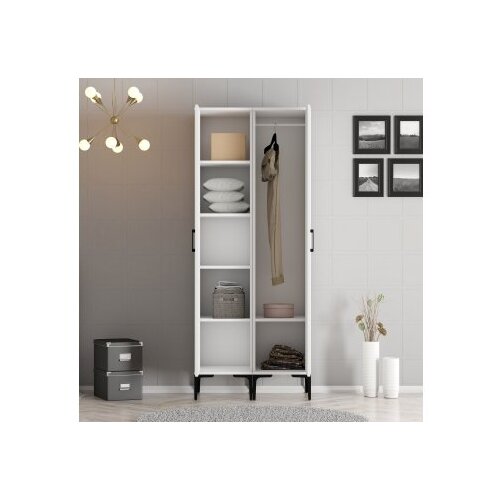 Hanah home Ormar Kumsal SS 80x47,5x201,4 cm Bijeli Slike