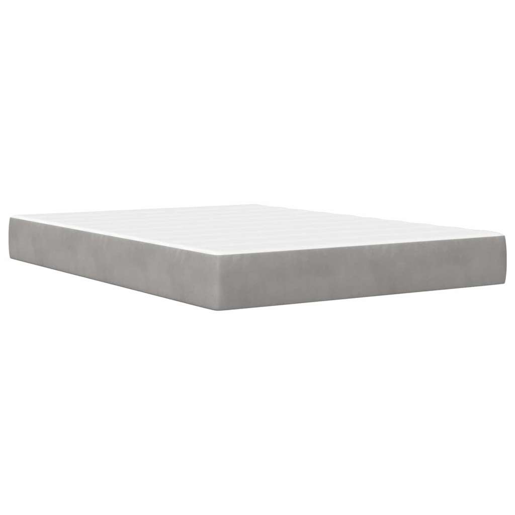  Okvir za krevet Svijetlo siva 160 x 200 cm Bar&amp;scaron;un - Svjetlosiva 160 x 200 cm Slike