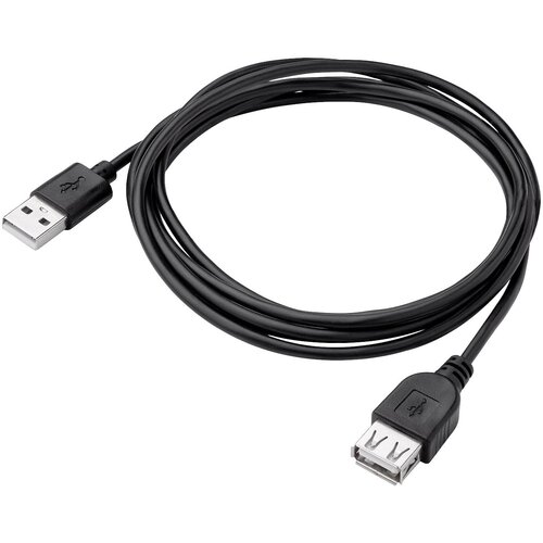 Akyga USB kabel USB-A vtič\, USB-A vtičnica 1.80 m črna AK-USB-07, (20578059) Cene