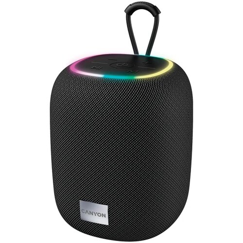 Canyon BSP-8, Bluetooth Speaker, BT V5.2, BLUETRUM AB5362B, TF card support, Type-C USB port, 1800mAh polymer battery, Max Power 10W, Black, cable length 0.50m, 110*110*135mm, 0.57kg Cijene