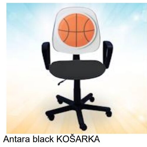 Olimp Sport Dečija stolica Antara Black Košarka Cene