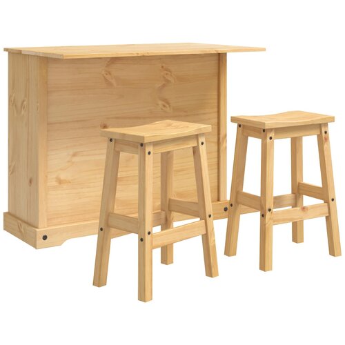 vidaXL Shramba za kuhinjo 2 pcs Medeno voskasta Masivna borovina, (5000288027) Cene