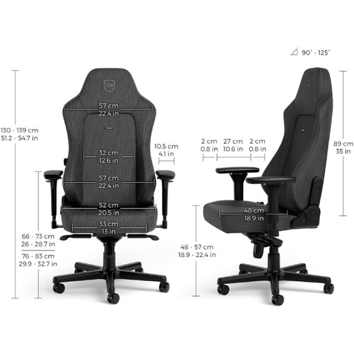 NOBLECHAIRS HERO TX Gaming stolica antracit Cene