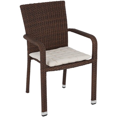 Ambia Garden STOL aluminij rjava, bež Cene