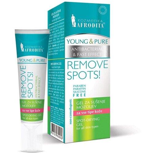 Afrodita Cosmetics YOUNG &amp;amp; PURE Gel za isu&amp;scaron;ivanje pri&amp;scaron;tića Slike