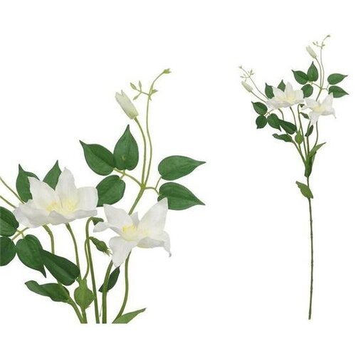  CVIJET KLEMATIS 71CM BIJELI PVC Slike