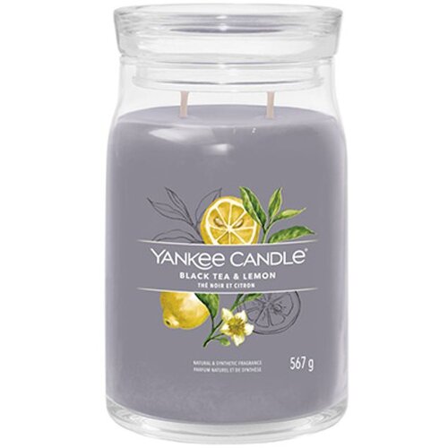 Yankee Candle Black Tea & Lemon di&scaron;eča sveča 567 g Cene
