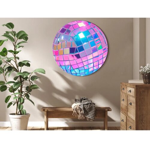  Okrugla slika - Pink disco ball 40x40 Cijene
