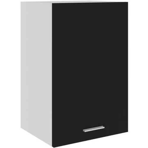  Viseča omarica črna 39,5x31x60 cm iverna plošča