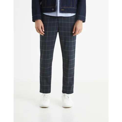 Celio Plaid 24h Trousers - Men