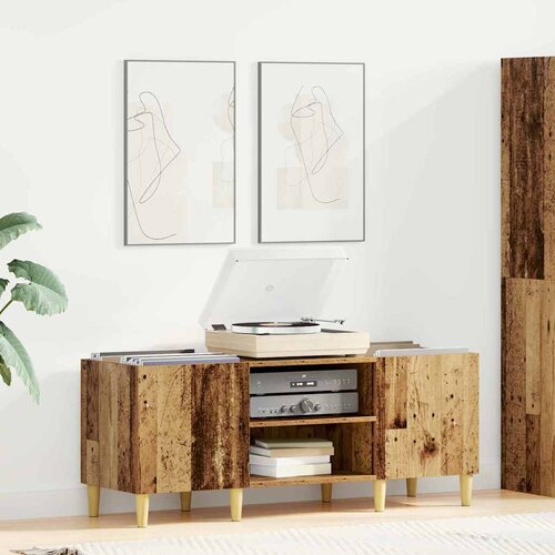 vidaXL Ormar za ploče Staro drvo 121 x 38 x 48 cm Konstruirano drvo Cijene