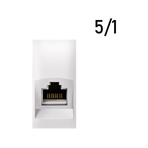 Aling Priključnica beli PP kompjuterska E-1M RJ45 CAt6 74223.0 5/1 EXPERIENCE Cene