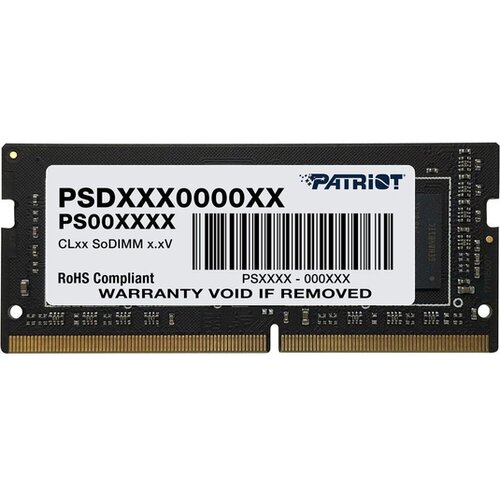 Patriot Memory Patriot Signature Line/DDR4/modul/16 GB/SO-DIMM 260-pin/2666 MHz / PC4-21300/unbuffered PSD416G266681S Slike