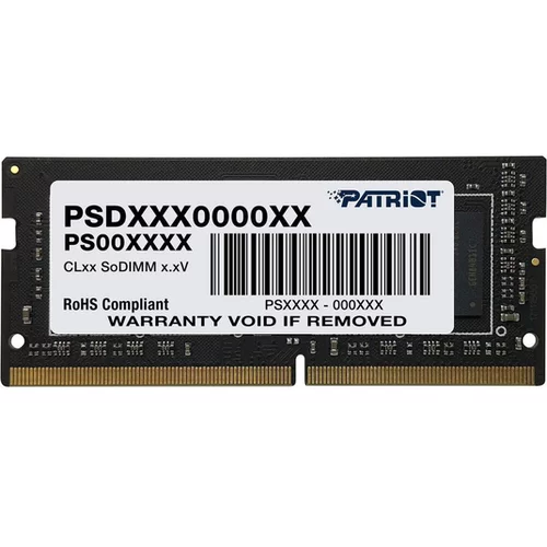 Patriot Memory Patriot Signature Line/DDR4/modul/16 GB/SO-DIMM 260-pin/2666 MHz / PC4-21300/unbuffered PSD416G266681S