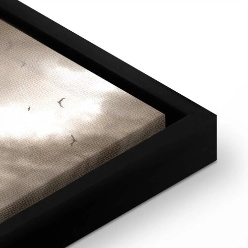  Slika - Birds in the Clouds (1 Part) Vertical 60x90 U crnom drvenom okviru Slike
