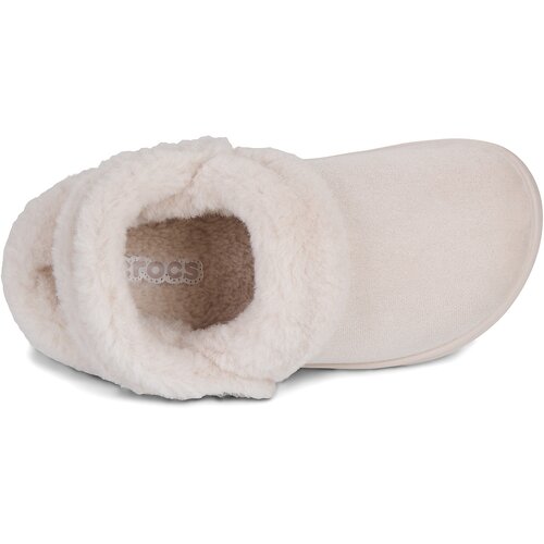 Crocs Nogavice Cl Unfurgtble Vegan Suede Clog Bež Slike