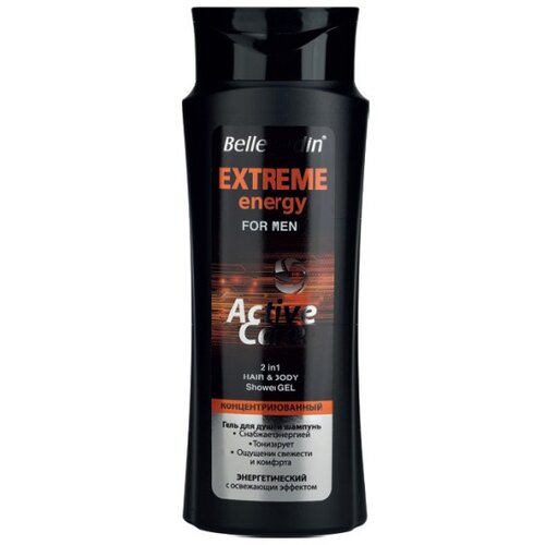 Belle Jardin &amp;Scaron;ampon i gel za tu&amp;scaron;iranje za mu&amp;scaron;karce - Extreme Energy 420ml Slike
